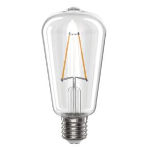 6W Pear LED Filament Clear Bulb