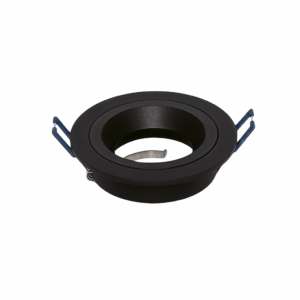 CNC Aluminium Downlight Fixture Anti Glare Fixed Black - AB828