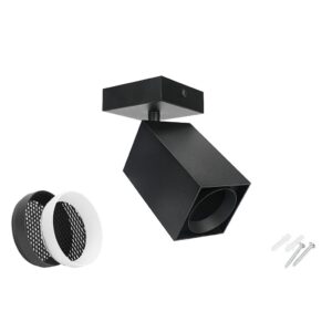 Snypa GU10 Surface Mount 110mm fitting with Removable Honeycomb - Square