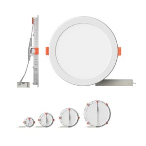 12W PMMA Recessed Round Panel