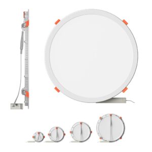 24W PMMA Recessed Round Panel